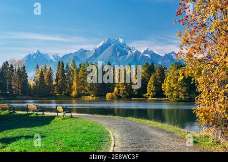 Slovaquie moutain, Hight Tatras, europe Voyage, natura, pur, automne, Banque D'Images