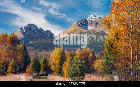 Slovaquie moutain, Hight Tatras, europe Voyage, natura, pur, automne, Banque D'Images