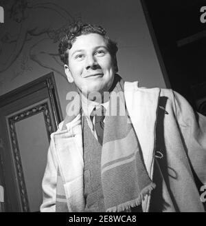 Peter Ustinov. Acteur anglais né le 16 1921 avril, décédé le 28 2004 mars. Photo lors d'une visite en Suède 1948 Banque D'Images