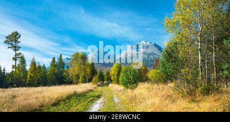 Slovaquie moutain, Hight Tatras, europe Voyage, natura, pur, automne, Banque D'Images