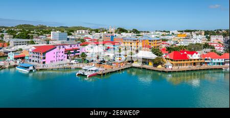 St John's, Antigua Banque D'Images