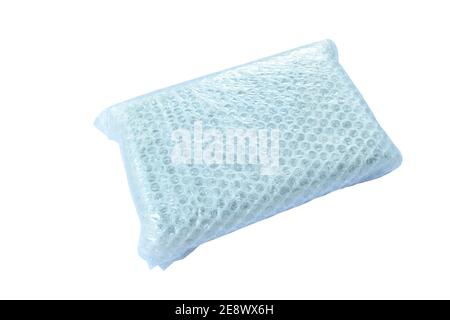 gros plan de la bulle d'air pour absorber la texture du produit de livraison et arrière-plan Banque D'Images