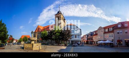 Église Saint-Nikolai à Oschersleben, Allemagne Banque D'Images