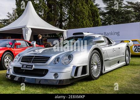 Coupé Mercedes Benz CLK GTR au Concours D’élégance tenue au Palais de Blenheim le 26 septembre 2020 Banque D'Images