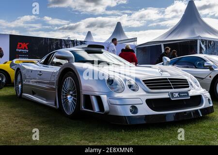 Coupé Mercedes Benz CLK GTR au Concours D’élégance tenue au Palais de Blenheim le 26 septembre 2020 Banque D'Images