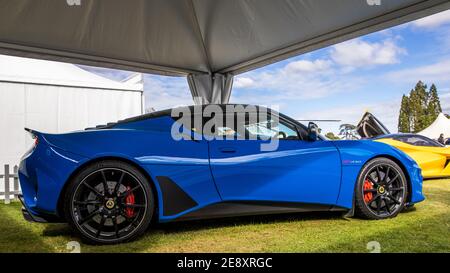 Lotus Evora GT410 au Concours d’élégance Au Palais de Blenheim le 26 septembre 2020 Banque D'Images