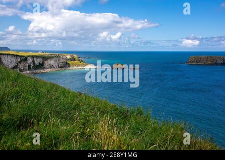 Côte d'Antrim en Irlande du Nord, Giants Causeway Banque D'Images