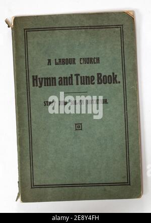 Un hymne et un livre de l'Église du travail Banque D'Images