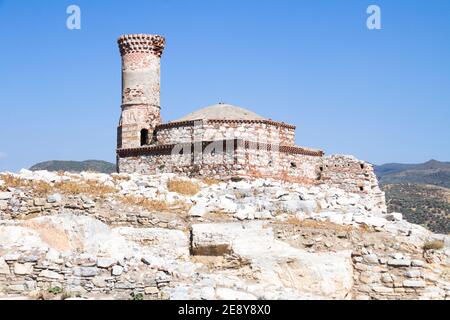 Ruines d'une ancienne mosquée à Ayasuluk Hill Izmir Turquie Banque D'Images