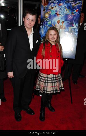 Acteurs Spencer et Abigail Breslin assister à la première mondiale de 'Mr. Magorium's Wonder Emporium' au DGA Theatre de New York, NY, USA, le 11 novembre 2007. Photo de Gregorio Binuya/ABACAPRESS.COM Banque D'Images