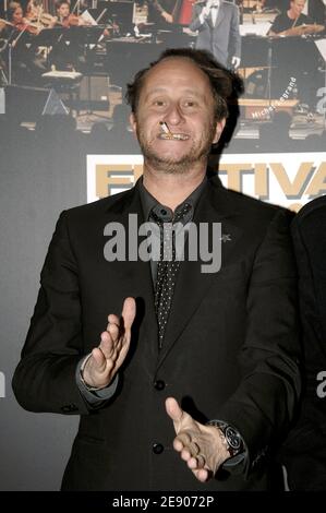 L'acteur belge Benoit Poelvoorde a été récompensé lors de la cérémonie de clôture du 8e Festival de musique et de cinéma d'Auxerre, France, le 17 novembre 2007. Photo de Giancarlo Gorassini/ABACAPRESS.COM Banque D'Images