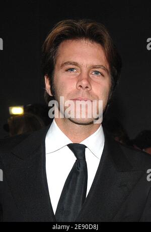 HSH le prince Emmanuel Filiberto de Savoie et son épouse l'actrice française Clotilde Courau arrivent à la 20e édition annuelle des European film Awards qui s'est tenue à l'Arena de Berlin, en Allemagne, le 1er décembre 2007. Photo de Nicolas Khayat/ABACAPRESS.COM Banque D'Images