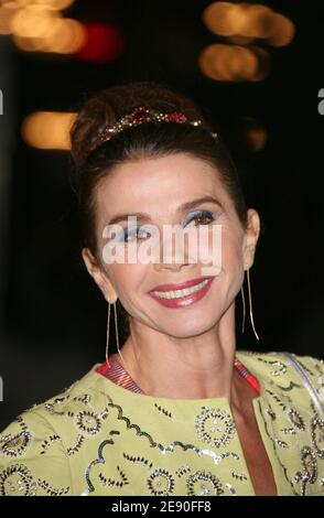 L'actrice Victoria Abril arrive à la cérémonie d'ouverture du 7e Festival international du film de Marrakech à Marrakech, au Maroc, le 7 décembre 2007. Photo de Denis Guignebourg/ABACAPRESS.COM Banque D'Images