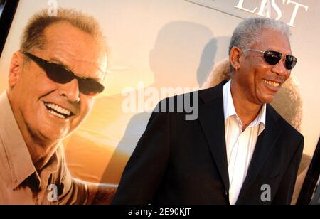 'Orgue Freeman assiste à Warner Bros.' première de ''The Bucket List'' au Cinerama Dome de Los Angeles, CA, USA le 16 décembre 2007. Photo de Lionel Hahn/ABACAPRESS.COM' Banque D'Images