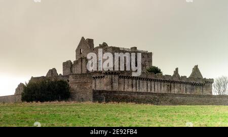 Le château de Craigmillar est un château en ruines où Mary Queen of Scots est restée, Édimbourg, Écosse, Royaume-Uni Banque D'Images