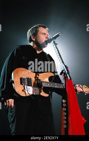 Meat Loaf lors de son « très Best of Tour » en concert à Wembley Arena à Londres, Royaume-Uni. 28 mars 1999 Banque D'Images