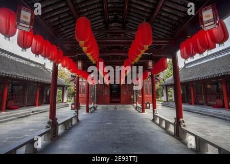 Temple de montagne du loup Jiangsu nantong Banque D'Images