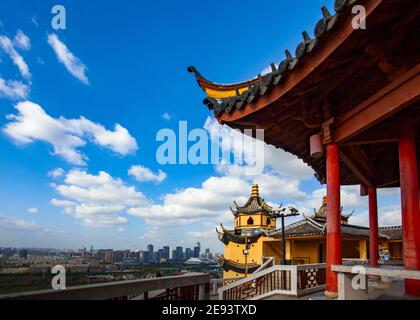 Temple de montagne du loup Jiangsu nantong Banque D'Images