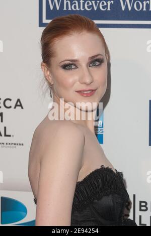 L'actrice Evan Rachel Wood participe à la 8e édition du Tribeca film Festival 'n'importe quelle œuvre' au Ziegfeld le 22 avril 2009 à New York. Banque D'Images