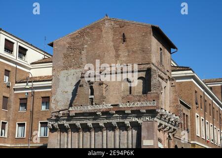 Rome, Italie - Casa dei Crescenzi, structure médiévale au Forum Boarium Banque D'Images