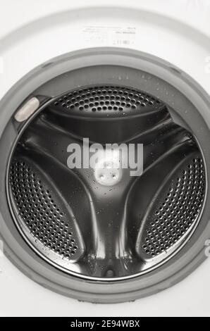 tambour humide du lave-linge Banque D'Images