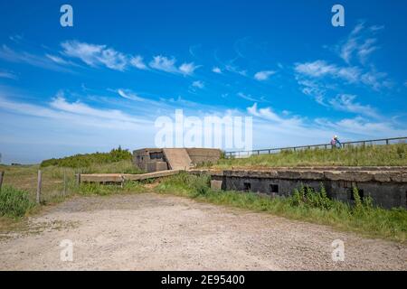 Bunker de guerre East Lane Bawdsey Suffolk Royaume-Uni Banque D'Images