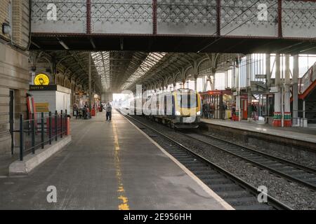 Gare de Preston. Banque D'Images