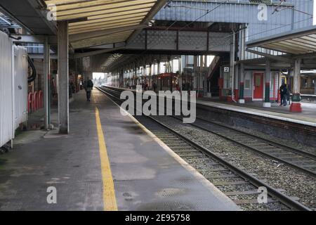 Gare de Preston. Banque D'Images