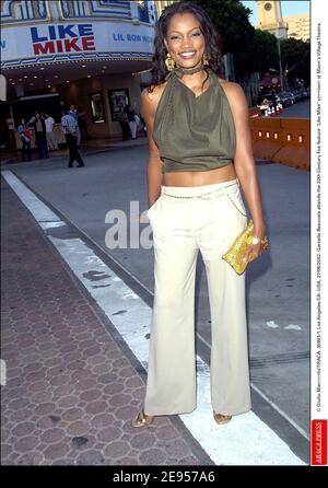 © Giulio Marcocchi/ABACA. 35993-1. Los Angeles-CA- Etats-Unis, 27/06/2002. Garcelle Beauvais assiste au spectacle Fox du XXe siècle comme Mike Premiere au Mann's Village Theatre. Banque D'Images