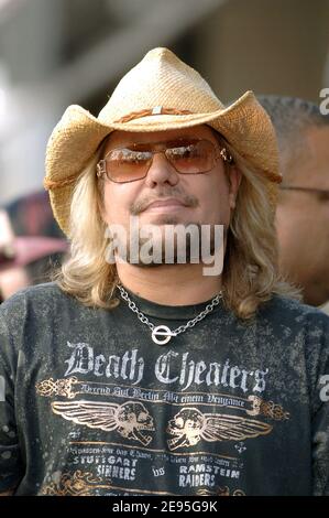Vince Neil, membre de Motley Clue, a reçu le 2301st Star du Hollywood Walk of Fame. Los Angeles, le 25 janvier 2006. Photo de Lionel Hahn/ABACAPRESS.COM Banque D'Images