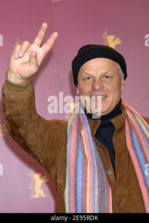 L'acteur et réalisateur italien Michele Placido pose pendant la séance photo du film 'Romanzo Criminale' lors de la 56e Berlinale, Festival International du film à Berlin, Allemagne, le 15 février 2006. Photo de Bruno Klein/ABACAPRESS.COM Banque D'Images