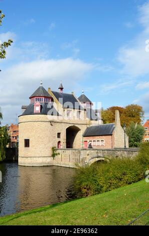 Bruges, Belgique, une belle ville médiévale Banque D'Images