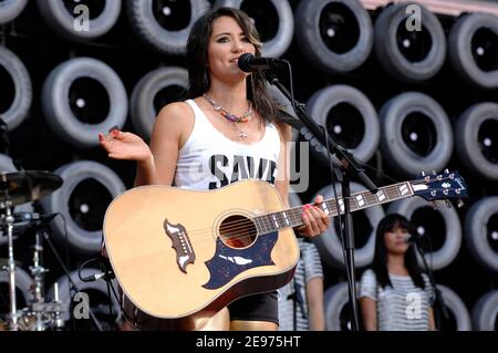 Vitaa performing Live Earth à New York au Giants Stadium dans le New Jersey le 7 juillet 2007. © David / MediaPunch Atlas Banque D'Images