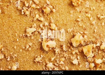Texture de fond de pastille sucrée faite de fruits purs en rouleaux. Bonbons naturels de baies et de fruits. Alimentation en vitamine et en nourriture végétalienne Banque D'Images