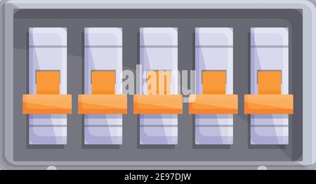 Icône de l'interrupteur à main. Dessin animé de l'icône de vecteur de commutateur de brise-mains pour la conception Web isolée sur fond blanc Illustration de Vecteur