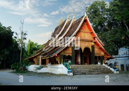 vue sur le temple bouddhiste en thaïlande Banque D'Images