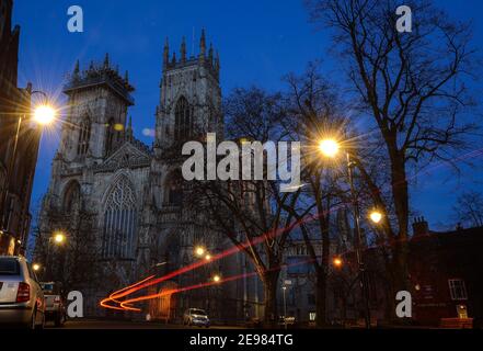 Une vue générale de York Minster Photo de Nigel Roddis Banque D'Images