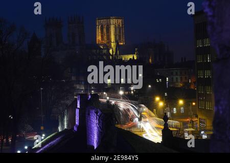 Une vue générale de York Minster Photo de Nigel Roddis Banque D'Images