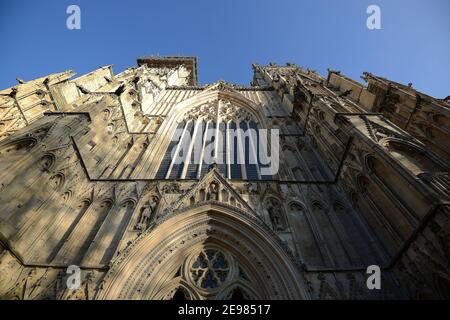 Une vue générale de York Minster Photo de Nigel Roddis Banque D'Images