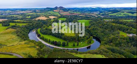 Scott, Eildon Hills, Scottish Borders, Écosse, Royaume-Uni Banque D'Images