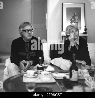 Ray Bradbury avec son épouse, Marguerite McClure, Los Angeles, 1977 Banque D'Images