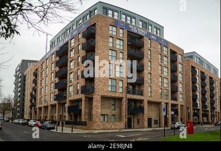 Acton, Londres: Le développement de logements d'Acton Gardens est en cours de construction dans l'ouest de Londres Banque D'Images