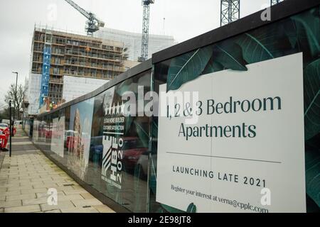 Acton, Londres: Le développement de logements d'Acton Gardens est en cours de construction dans l'ouest de Londres Banque D'Images