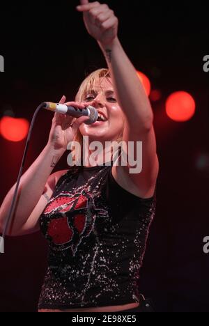 Mel C en concert au Wembley Arena de Londres, Royaume-Uni. 5 novembre 2000 Banque D'Images