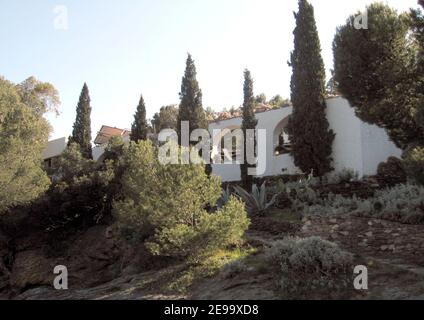 Le restaurant de renommée mondiale El Bulli a récemment élu le meilleur restaurant du monde. Situé à Roses, sur la Costa Brava, à environ deux heures au nord de Barcelone, l'Espagne n'est ouverte que d'avril à septembre. Pendant les six autres mois, le chef Ferran Adria est enlogé dans son laboratoire de Barcelone pour concevoir de nouvelles recettes passionnantes. Avril 2006. Photo de Christophe Geyres/ABACAPRESS.COM Banque D'Images