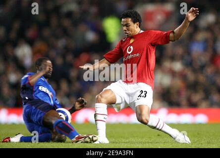 Kieran Richardson de Manchester United lors de la première consultation de FA Barclays, Manchester United contre Middlesbrough à Manchester, Royaume-Uni, le 1er mai 2006. Le jeu s'est terminé par un tirage 0-0. Photo de Christian Liewig/ABACAPRESS.COM Banque D'Images