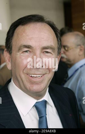 Ivan Kurcovic ancien gardien de but de Saint Etienne l'occasion de la commémoration du 30ème anniversaire de la defaite en Champions League de l'as St-Etienne le 12 mai 1976, a la maison de la radio a Paris, France le 12 mai 2006. Photo Laurent Zabulon/ABACAPRESS.COM Banque D'Images