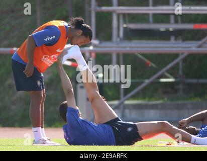 Le Ronaldinho du Brésil lors d'une session de formation à Konigstein, en Allemagne, le 11 juin 2006. Au premier tour de la coupe du monde 2006, le Brésil jouera la Croatie, le Japon et l'Australie dans le Groupe F. photo de Gouhier-Hahn-Orban/Cameleon/ABACAPRESS.COM Banque D'Images