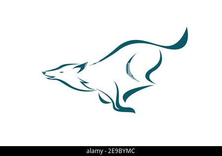 Motif chien de course sur fond blanc. Illustration vectorielle superposée facile à modifier. Animaux de compagnie. Animaux. Illustration de Vecteur