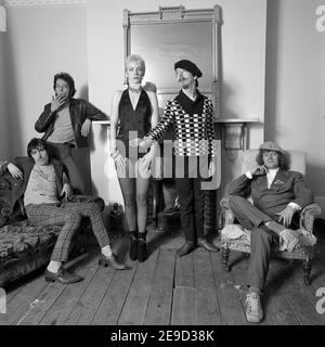 Le loquet. Annie Lennox, Dave Stewart 2/11/ 1977 Banque D'Images